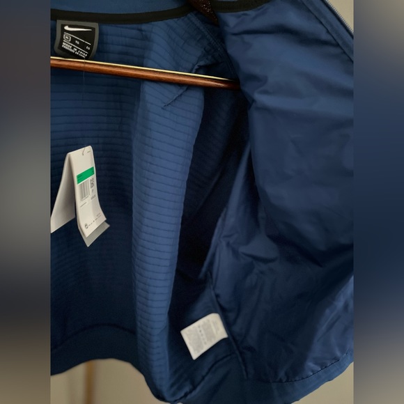 Nike Blue Crew Neck Zip Jacket ~ Size XL - Picture 8 of 10